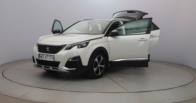 Peugeot 3008 cena 104850 przebieg: 48000, rok produkcji 2018 z Krzywiń małe 466